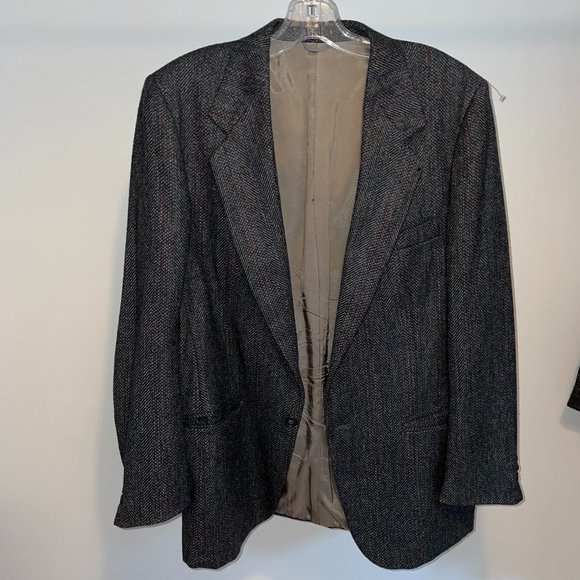 Vintage wool men's blazer - Picture 2 of 7